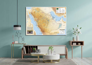 Detailed Saudi Arabia Physical Map– I Love Maps