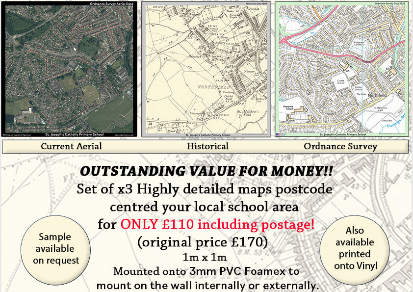 Somerset Postcode The Somerset Collection - Postcode Centred set of 3 maps. Historical-A ...