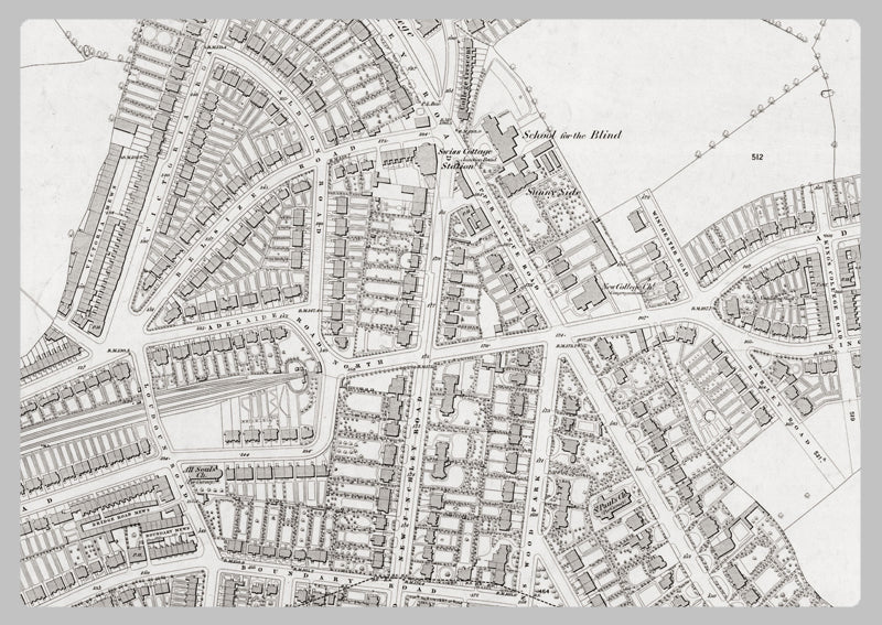 London 1872 Ordnance Survey Map - Sheet XV - Belsize Park