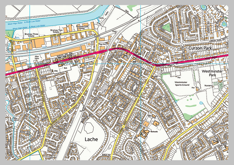 Chester Rows Map Chester Street Map– I Love Maps