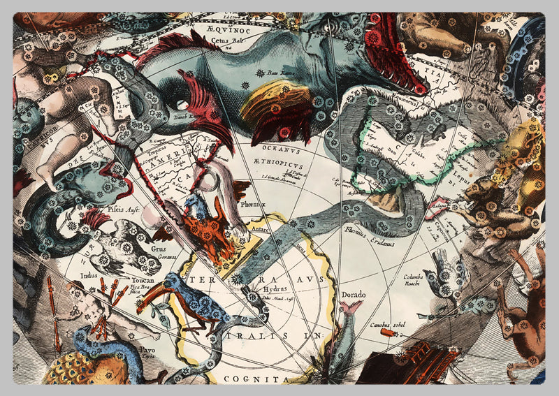 1661 - Celestial Map by Andreas Cellarius