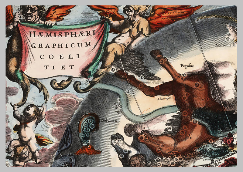 1661 - Celestial Map by Andreas Cellarius