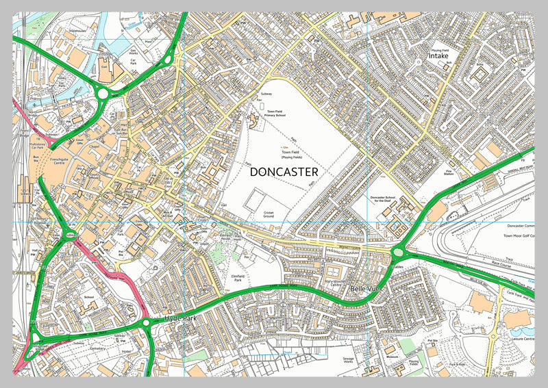 Doncaster Street Map