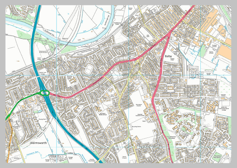 Doncaster Street Map