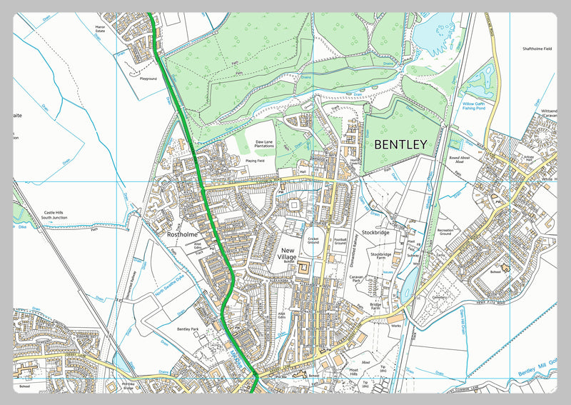 Doncaster Street Map