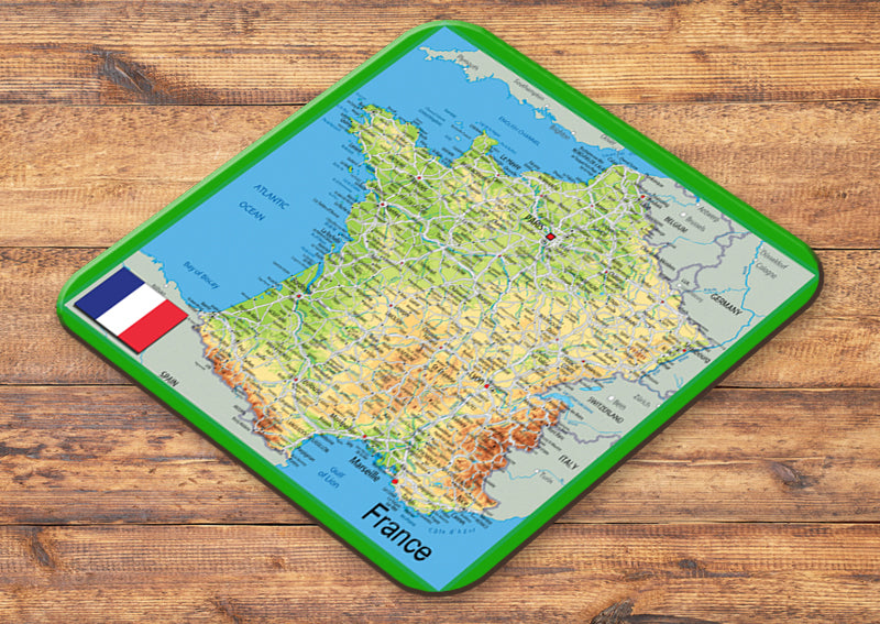 France Map Placemat