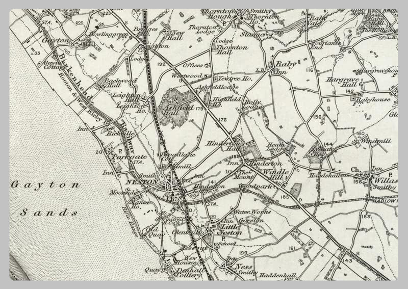 1890 Collection - Liverpool (Formby) Ordnance Survey Map
