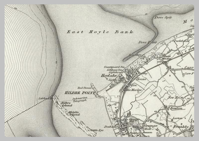 1890 Collection - Liverpool (Formby) Ordnance Survey Map