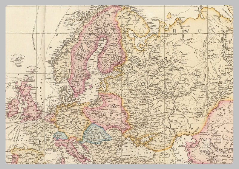 1768 - World Map by James Cook