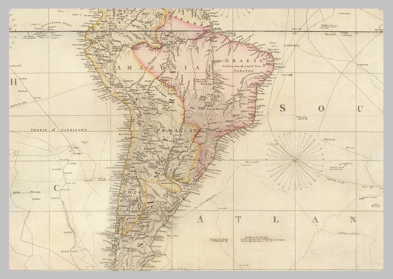 1768 - World Map by James Cook