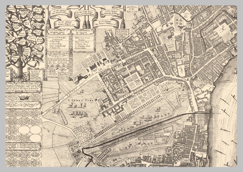 1682 - Morgan's Map of the Whole of London
