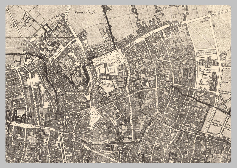 1682 - Morgan's Map of the Whole of London