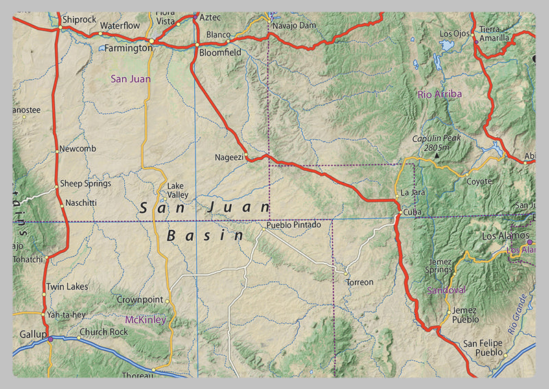 New Mexico State Map