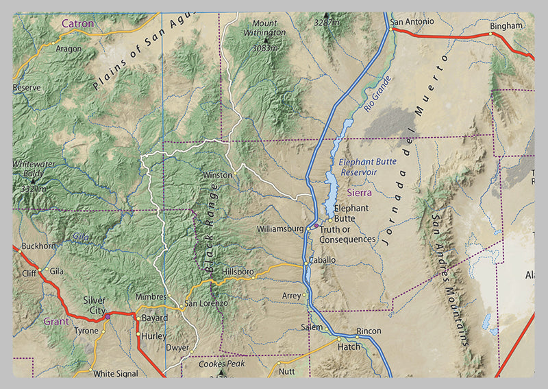 New Mexico State Map