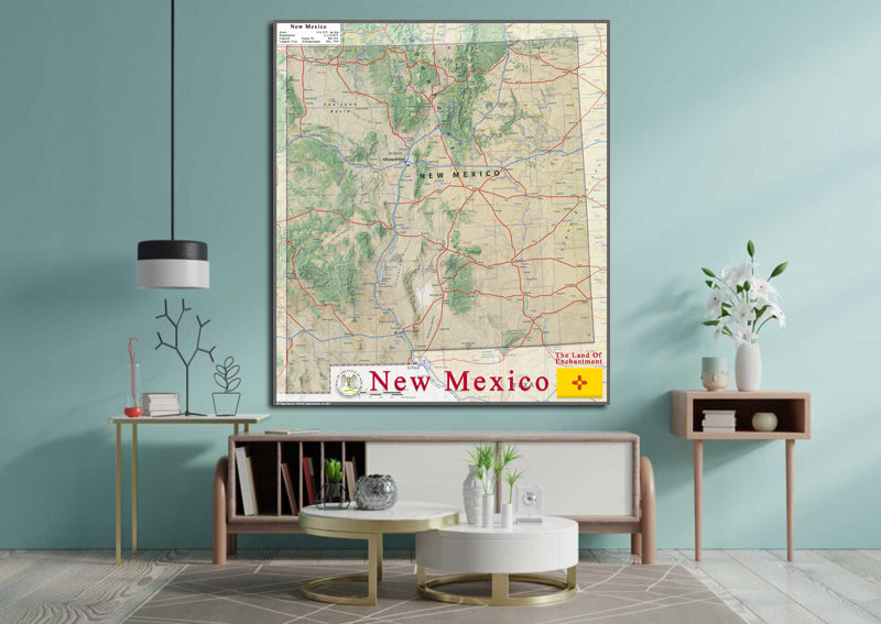 New Mexico State Map