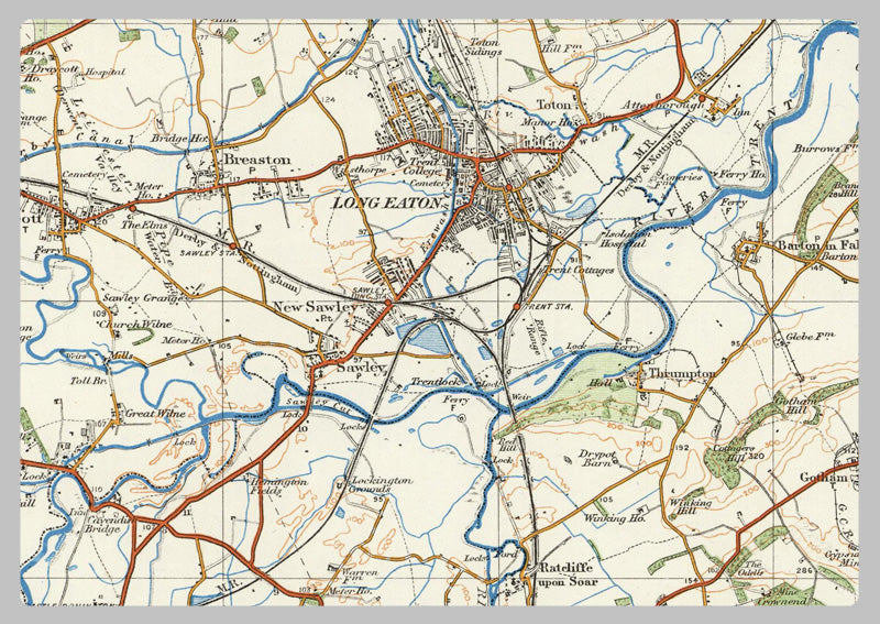 1920 Collection - Nottingham Ordnance Survey Map