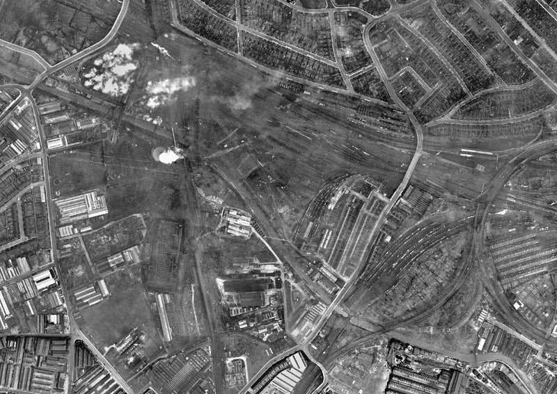 Post-War 1947 London Aerial Map - Harlesden