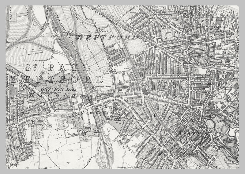 1872 Ordnance Survey Map of Southwest London– I Love Maps