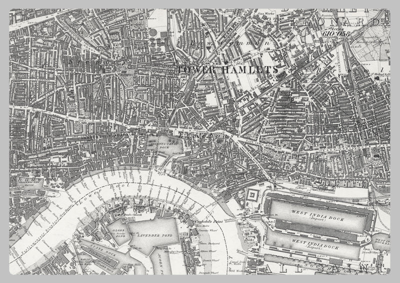 1872 Ordnance Survey Map of Southwest London