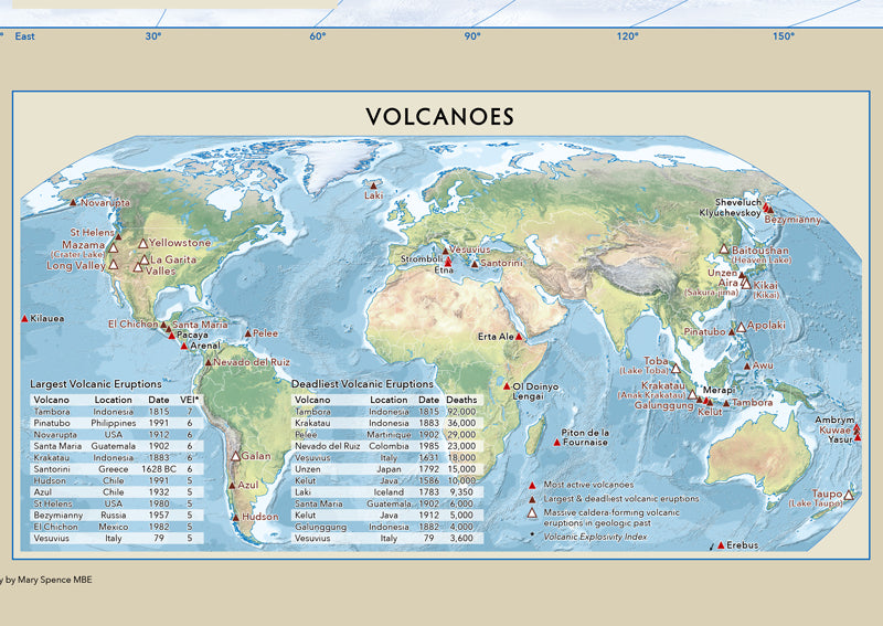 World Tectonics and Structures Map– I Love Maps