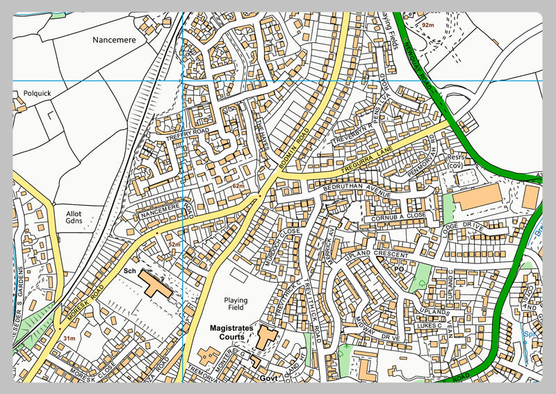 Truro Street Map