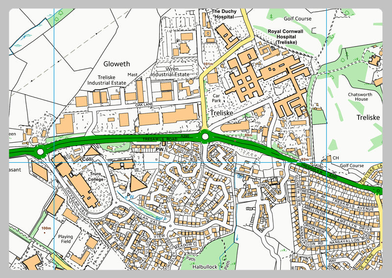 Truro Street Map