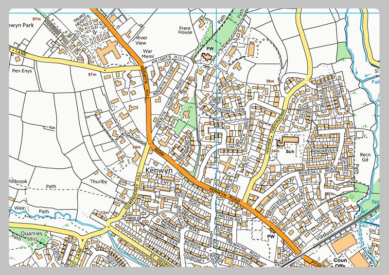 Truro Street Map