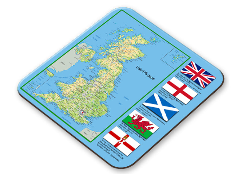 United Kingdom Map Placemat