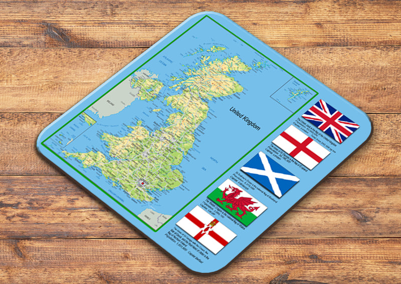 United Kingdom Map Placemat