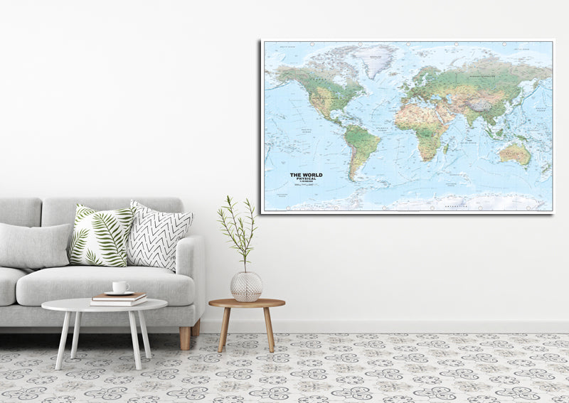 World Physical Map | GlobalMapping