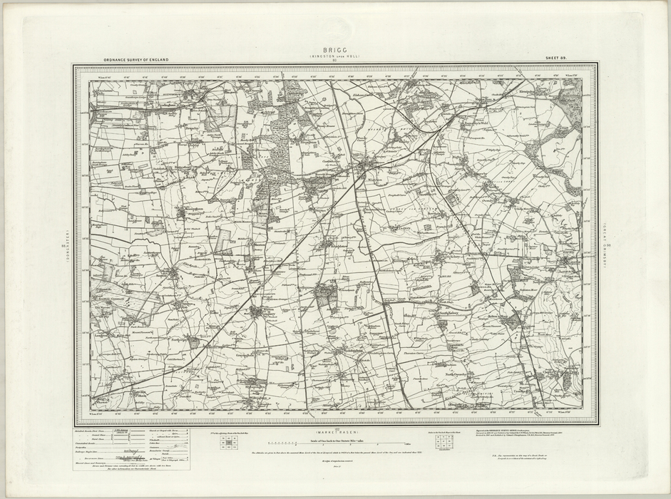 1890 Collection - Brigg (Kingston upon Hull) Ordnance Survey Map