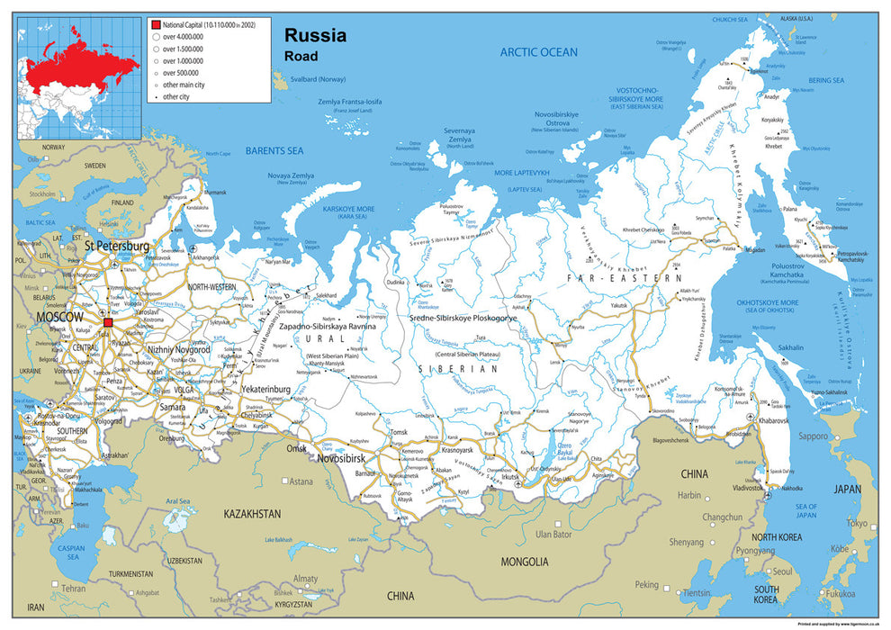 Russia Road Map