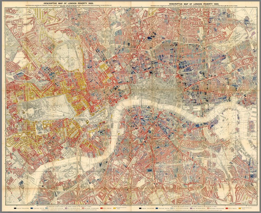 Charles Booth's Poverty Map of London