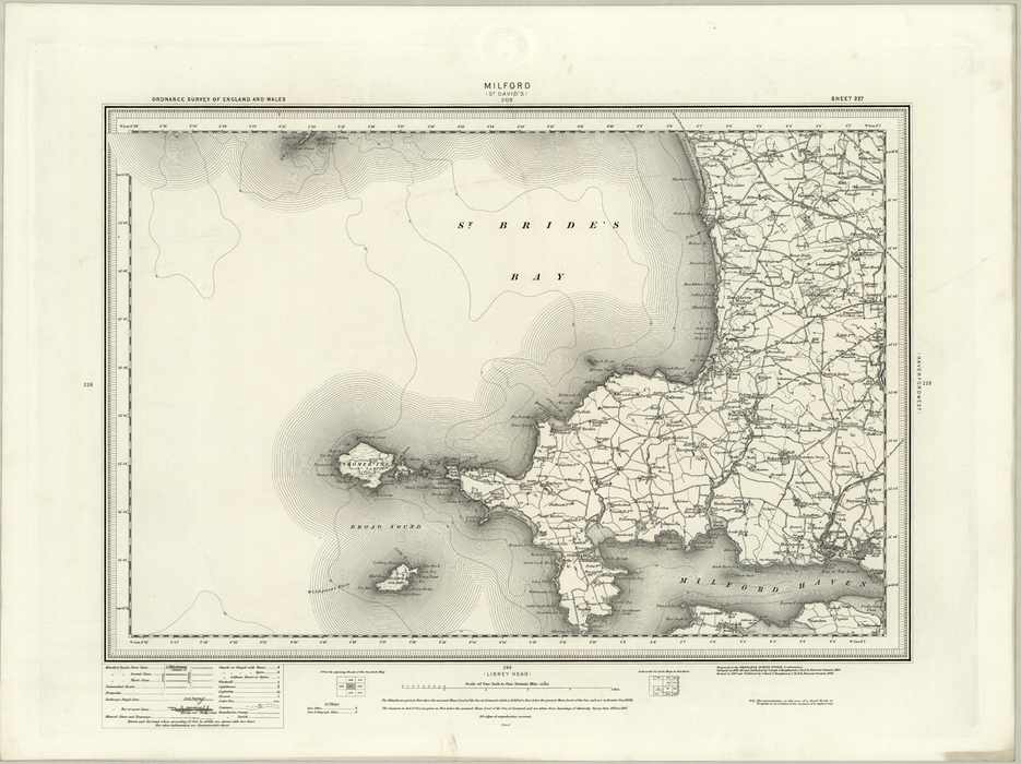 1890 Collection - Milford (St David's) Ordnance Survey Map
