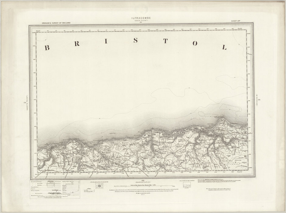 1890 Collection - Ilfracombe (Sker Point) Ordnance Survey Map