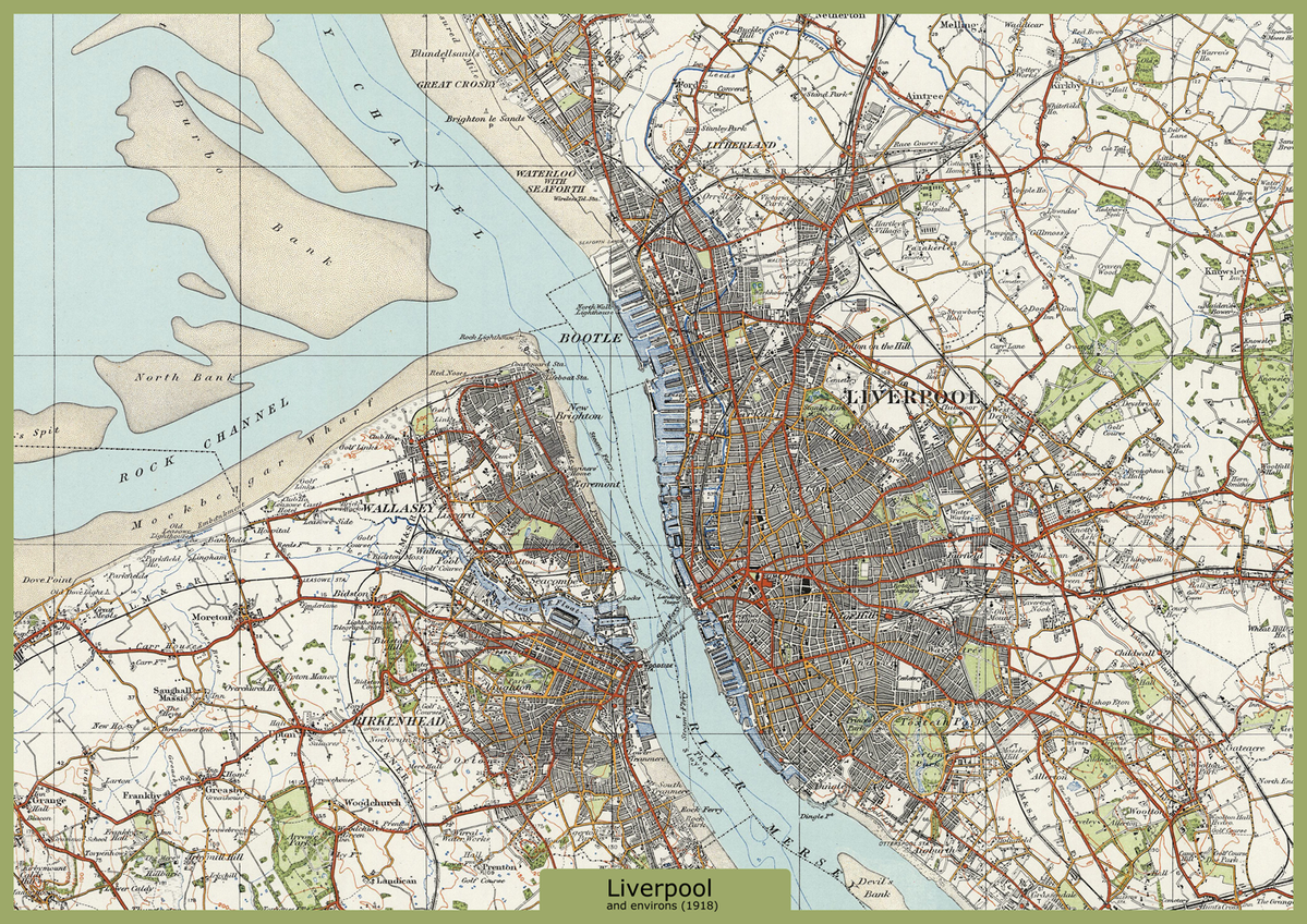Liverpool and Environs Ordnance Survey Map 1920– I Love Maps