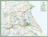 East Riding Of Yorkshire, an area in the North of England, UK.  This map covers the towns:      Kingston upon Hull     Cottingham     Willerby     Bridlington     Flamborough     Hornsea     Withernsea     Aldbrough     Hedon     Roos     Rudston     Beverley     Bishop Burton     Driffield     Lockington     Goole     Brough     North Ferriby     Hessle     Kirk Ella     Stamford Bridge     Pocklington     Market Weighton     Holme-on-Spalding-Moor     Howden     South Cave