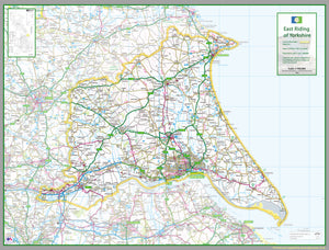 East Riding Of Yorkshire County Map– I Love Maps