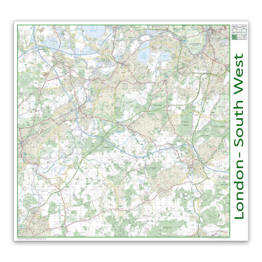 London Out To The M25 Set– I Love Maps