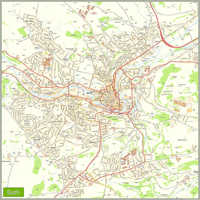 Bath Street Map