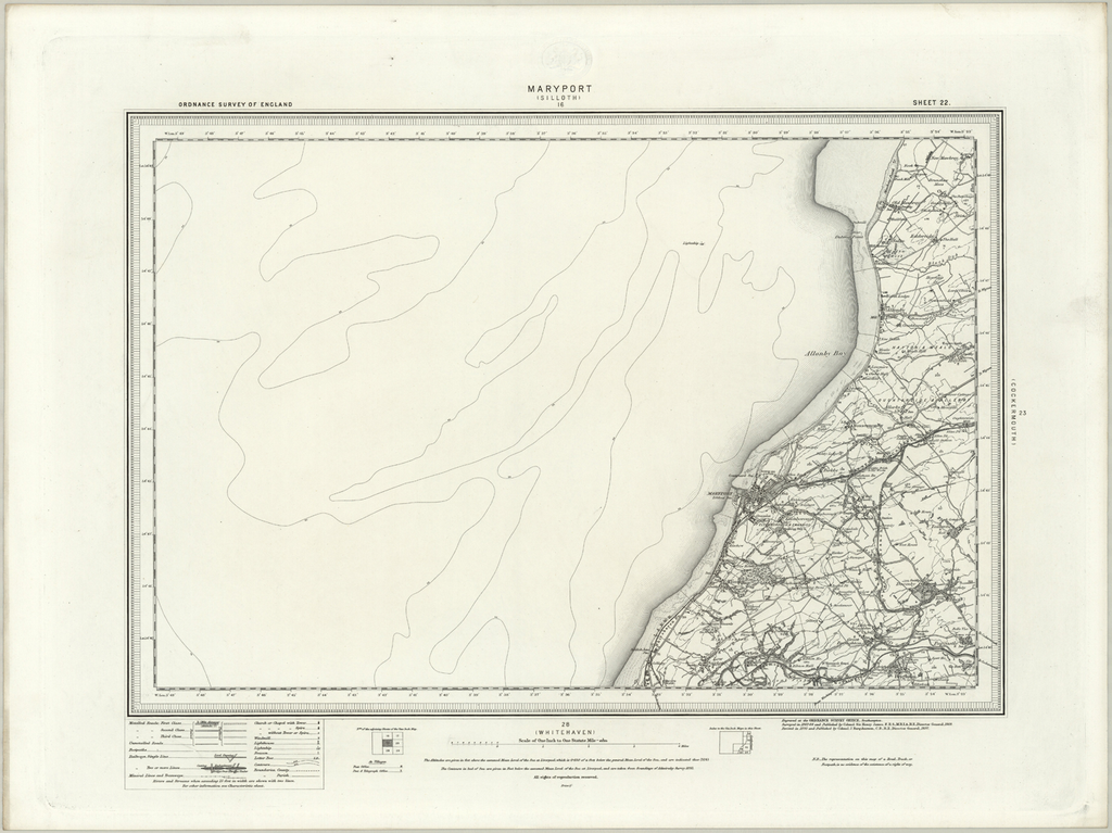 1890 Collection Maryport (Silloth) Ordnance Survey Map I Love Maps