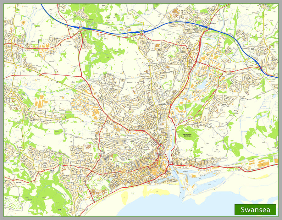 Swansea Street Map
