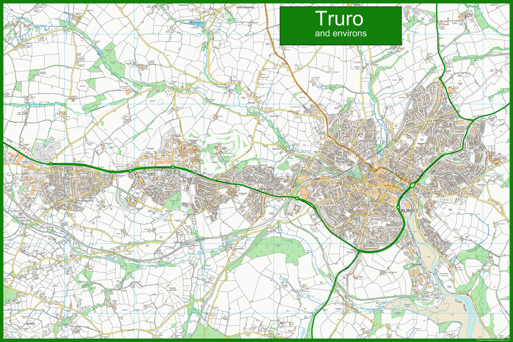 Truro Street Map