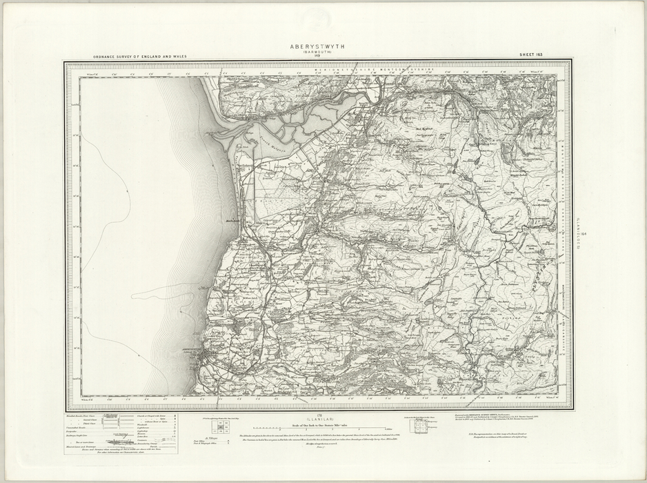 1890 Collection - Aberystwyth (Barmouth) Ordnance Survey Map