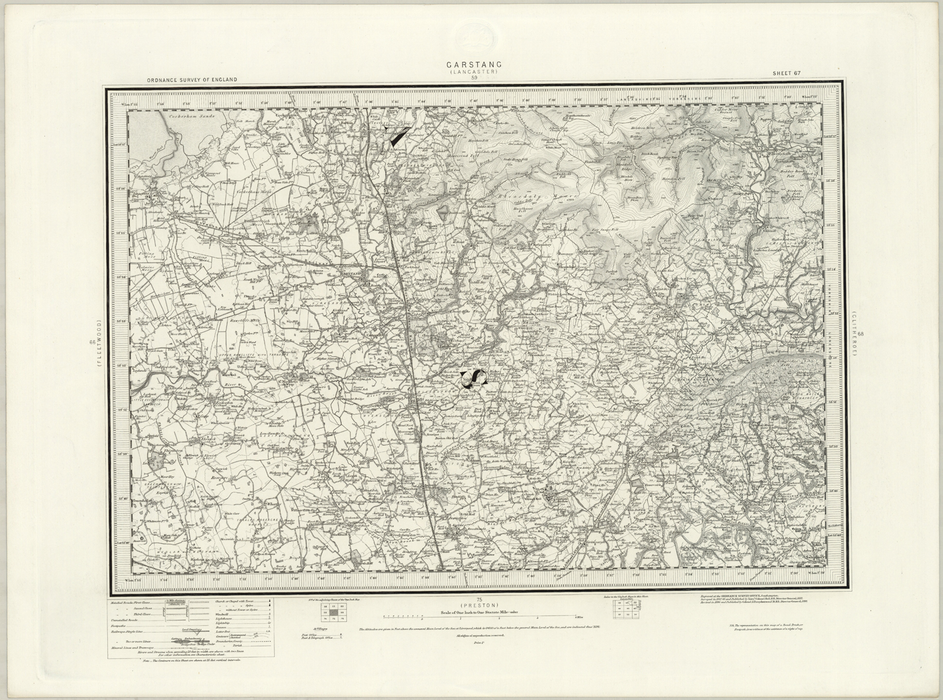 1890 Collection - Carstang (Lancaster) Ordnance Survey Map