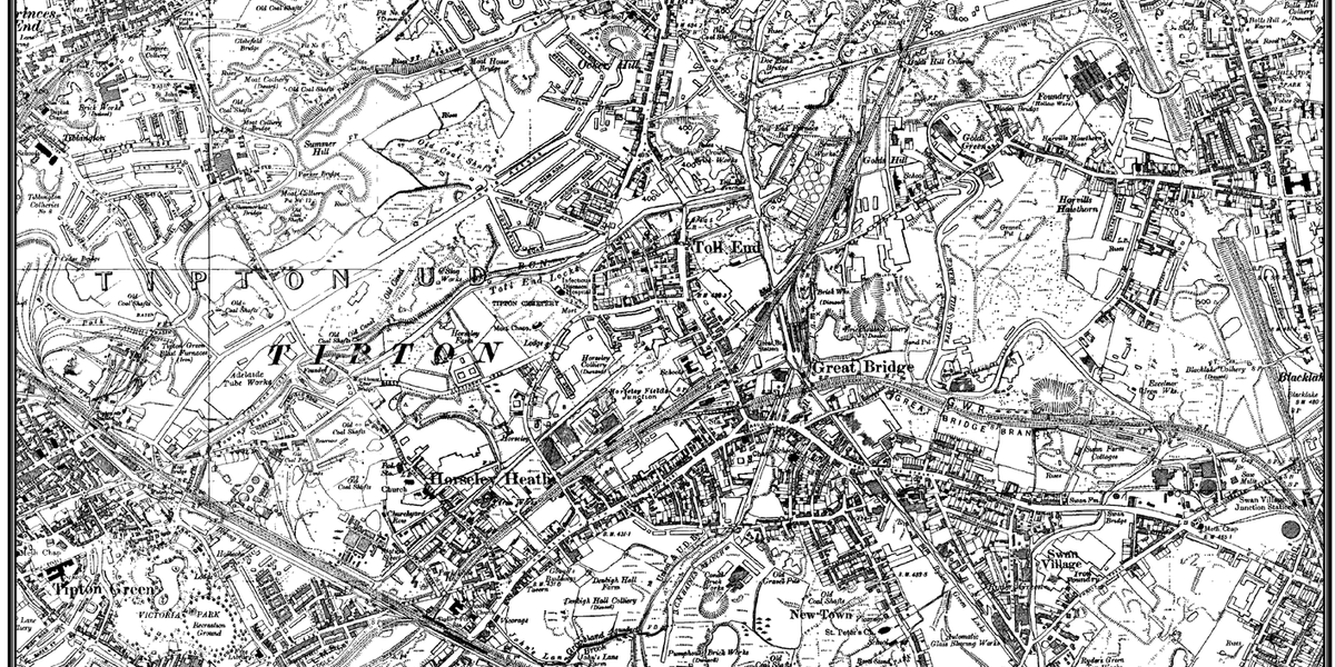 First Ever Postcode Your Local Area 100 Years Ago Postcode Centred Map– I Love Maps