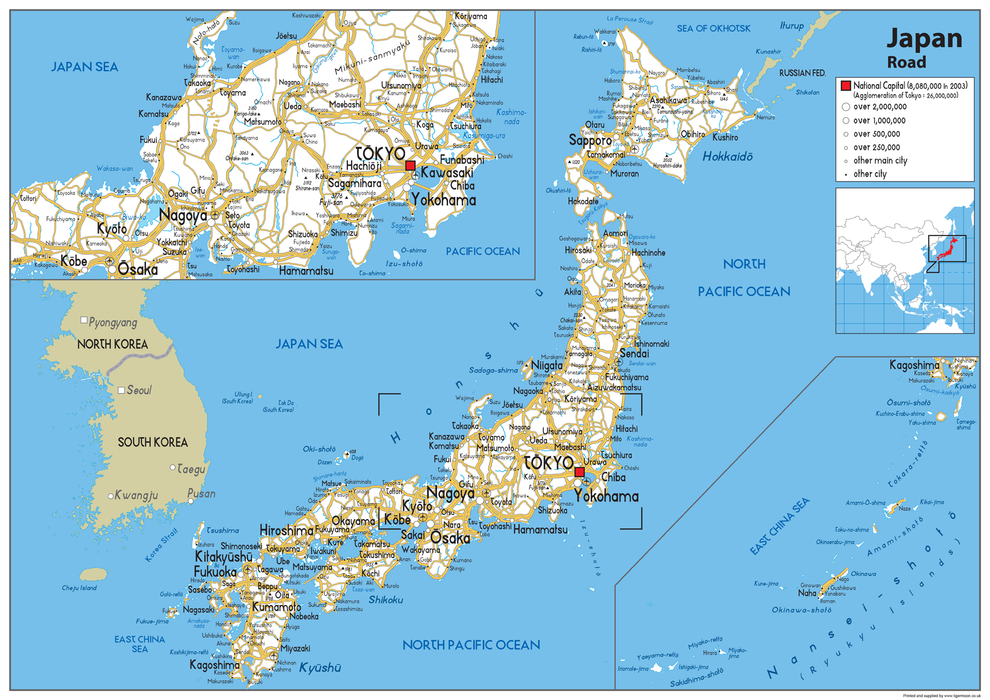 Japan Road Map