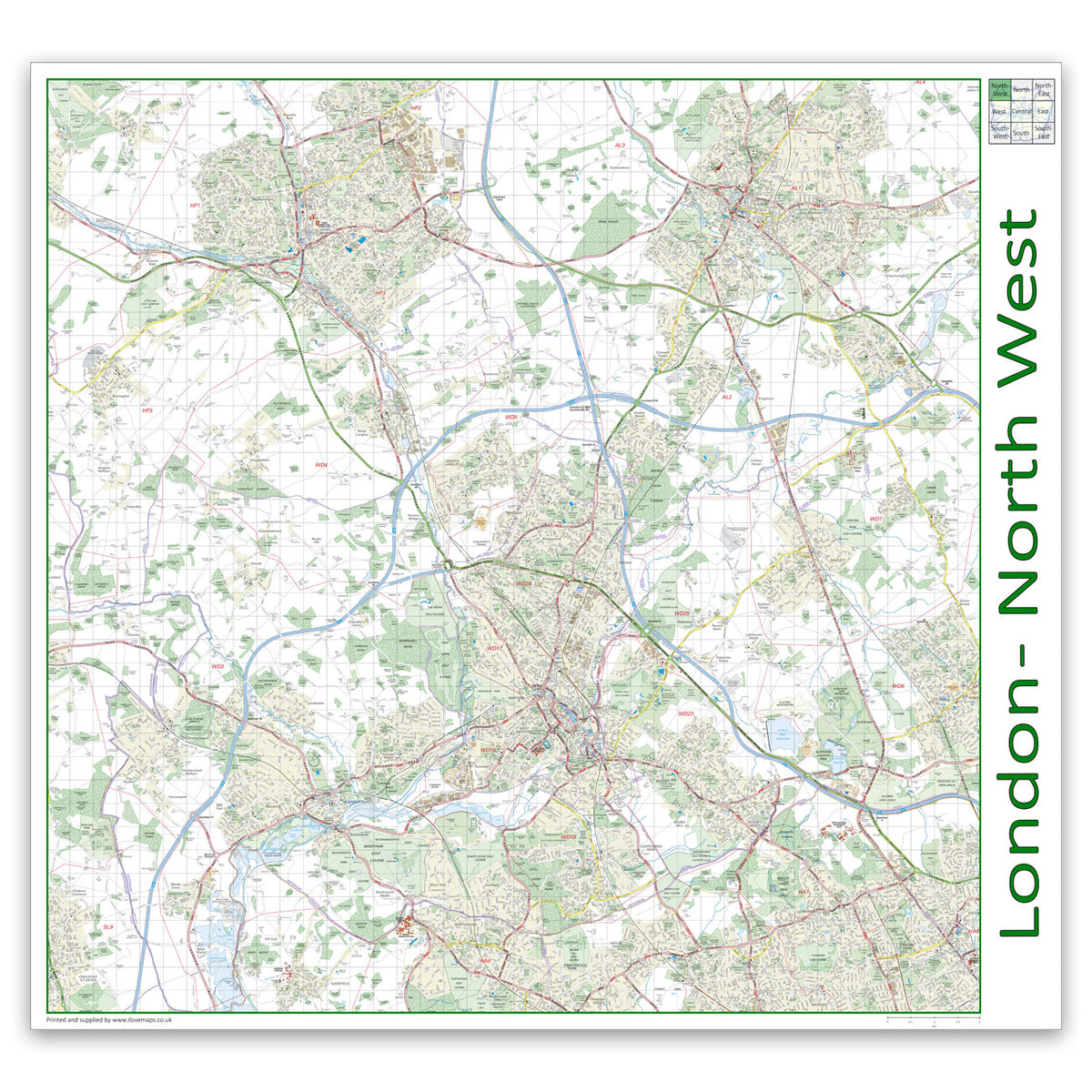 Sheet 1. London North West– I Love Maps
