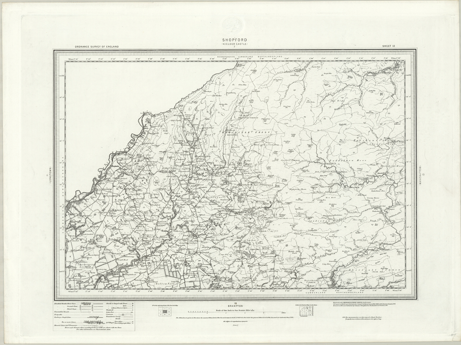 1890 Collection - Shopford Ordnance Survey Map