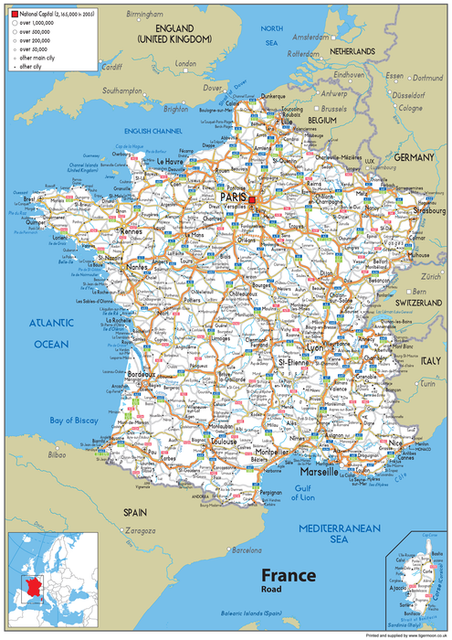 France Road Map